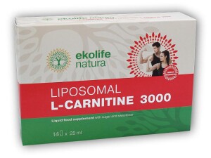 Product detail of Ekolife Natura Liposomal L-Carnitine 3000mg 14 x 25ml