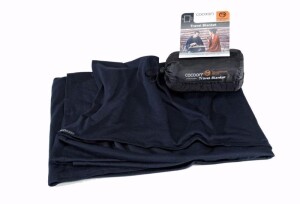 Product detail of Cocoon merino deka Merino Wool/Silk Blanket graphite blue