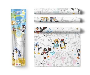 Product detail of PEXI Malovací ubrusy 3v1 – Veselí tučňáci (Funny Penquins)