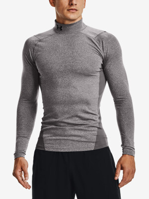 Product detail of Under Armour ColdGear Armour Compression Mock LS Charcoal light heather