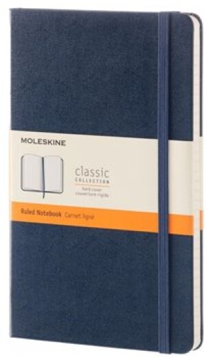 Product detail of Moleskine Zápisník L tvrdé desky modrý linkovaný A5 120 listů