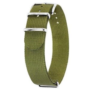 Product detail of Řemínek Hirsch NATO Rush Recycle - zelený - 22 mm - XL - Prodloužená délka