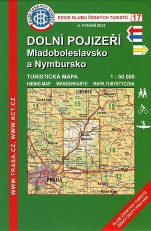 Product detail of Dolní Pojizeří, Mladoboleslavsko/KČT 17 1:50T Turistická mapa