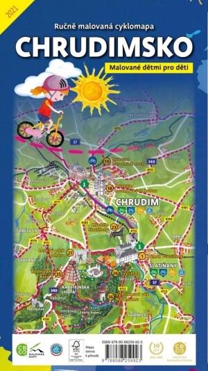 Product detail of Chrudimsko - Ručně malovaná mapa