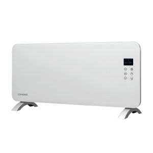 Product detail of CONCEPT KS4000 Konvektor skleněný s montáží na zeď a dálkovým ovládáním bílý 