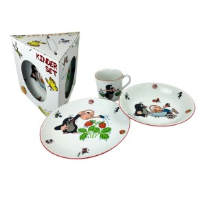 Product detail of Thun talíř+miska+hrnek dětský KRTEK ZAHRADNÍK