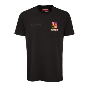Product detail of Pánské tričko CCM  Core Znak Česko Black  XL