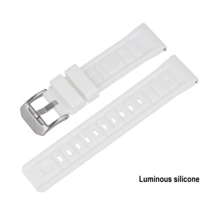 Product detail of Silikonový řemínek Vostok Europe pro Systema Periodicum - bílý/luminiscenční