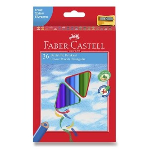 Product detail of Faber - Castell Pastelky trojhranné ECO 36 ks + ořezávátko