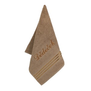Product detail of Bellatex Froté ručník s výšivkou Dědeček hnědá