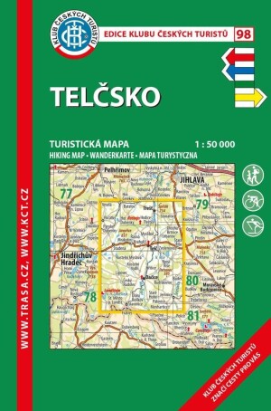 Product detail of KČT 98 Telčsko 1:50 000 / 6.vydání 2021