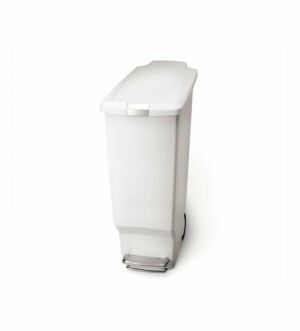 Product detail of Pedálový odpadkový koš Simplehuman – 40 l, úzký, bílý plast