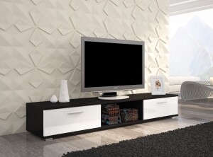 Product detail of ArtAdrk TV stolek SELLA Barva: černá/bílý lesk