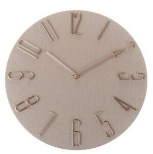 Product detail of Nástěnné hodiny Berry beige, pr. 30,5 cm, plast