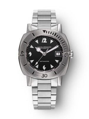 Product detail of Nivada Grenchen Depthmaster Pacman White Date - Bracelet Flat Link