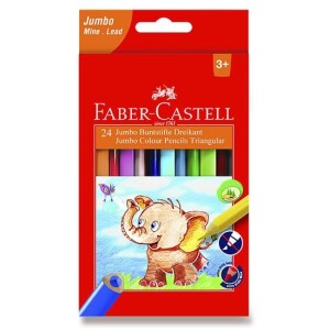 Product detail of Faber - Castell Pastelky trojhranné Extra Jumbo 24 ks