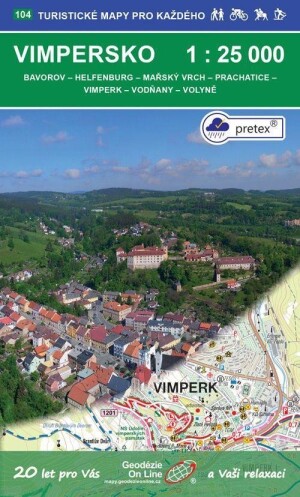 Product detail of Vimpersko 1:25 000 / 104 Turistické mapy pro každého