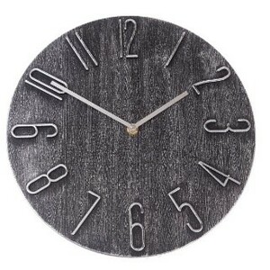 Product detail of Nástěnné hodiny Berry dark grey, pr. 30,5 cm, plast