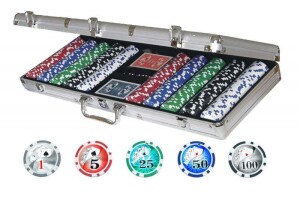 Product detail of Lion Games Poker sada v hliníkovém kufříku 500 čipů s hodnotamikarty plastic (VÝPRODEJ)