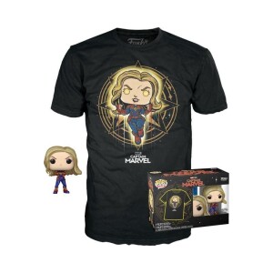Product detail of Funko POP &amp; Tee: Marvel - Captain Marvel (velikost trička XL)
