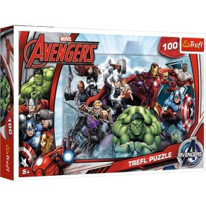 Product detail of Trefl Puzzle Avengers - Do akce / 100 dílků