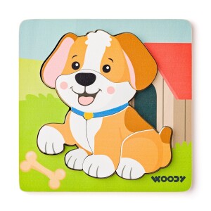 Product detail of Woody Puzzle Baby Pejsek