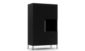 Product detail of Artelta Šatní skříň LANZZI 120 Barva: Černá