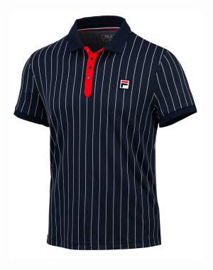 Product detail of Pánské tričko Fila  Polo Stripes Navy/White L