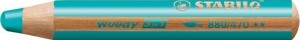 Product detail of Pastelka STABILO Woody 3v1 tyrkysová