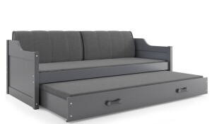 Product detail of BMS Dětská postel s přistýlkou DAWID | šedá 90 x 200 cm Barva: Šedá
