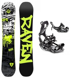 Product detail of Raven Core Black snowboard + Raven FT360 black vázání
