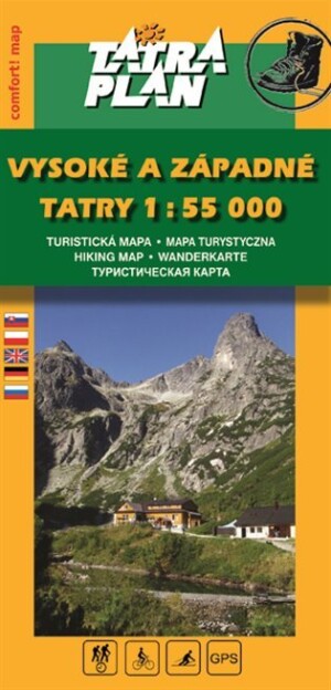 Product detail of Vysoké a Západné Tatry 1:55 000