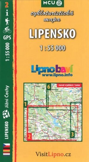 Product detail of Lipensko - cykloturistická mapa č. 2 /1:55 000