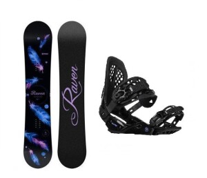 Product detail of Raven Mia Black dámský snowboard + Gravity G2 Lady black vázání