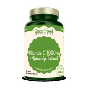 Product detail of GreenFood Vitamin C 1000 + Extrakt ze šípků 60 kapslí