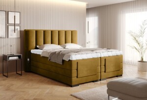 Product detail of Artelta Manželská postel VEROS Boxspring | elektrická polohovatelná 180 x 200 cm Barva: Loco 45
