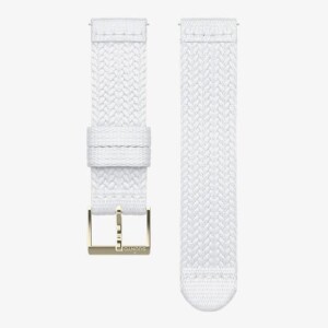 Product detail of Suunto Suunto 20mm Athletic 5 Braided Textile Strap White Gold Size S