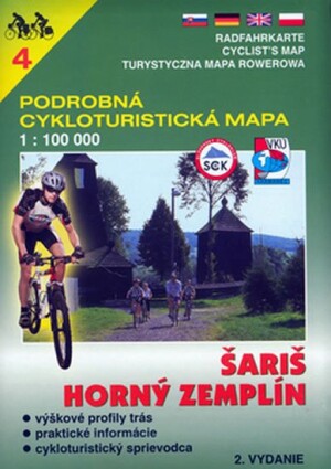 Product detail of Šariš Horný Zemplín 4 cyklomapa - kolektiv autorů
