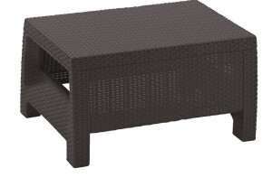 Product detail of KETER Zahradní ratanový stůl GREEK | hnědá