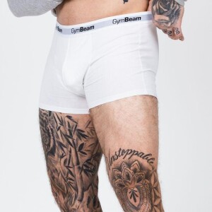 Product detail of GymBeam Pánské boxerky Essentials 3Pack White