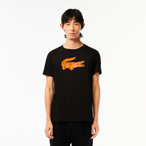 Product detail of Pánské tričko Lacoste  Big Logo Core Performance T-Shirt Black/Sunrise L