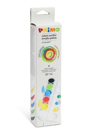 Product detail of PRIMO prstové barvy 6 x 25 ml