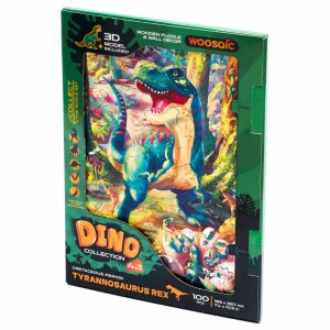 Product detail of UNIDRAGON dřevěné puzzle Woosaic DINOSAURUS - TYRANNOSAURUS REX (18,9x26,7cm) - EPEE