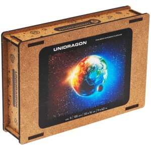Product detail of Unidragon dřevěné puzzle - Planeta Země velikost S