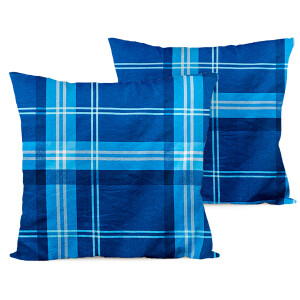 Product detail of 4Home Flanelový povlak na polštářek Blue plaid, 40 x 40 cm