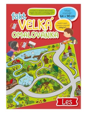 Product detail of Fakt velká omalovánka Les