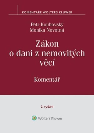Product detail of Zákon o dani z nemovitých věcí - Komentář, 2.  vydání - Monika Novotná