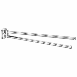 Product detail of AQUALINE RB121 Rumba otočný držák ručníků dvojitý, 45 cm, stříbrná