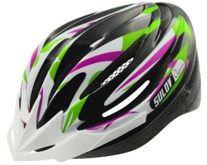 Product detail of Sulov ALESSIA fialovo-zelená Cyklo přilba