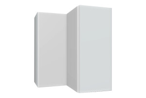 Product detail of ArtExt Vrchní kuchyňská skříňka rohová Napoli W12 / 60 POVRCHOVÁ ÚPRAVA DVÍŘEK: LESK, BAREVNÉ PROVEDENÍ KORPUSU: BÍLÁ